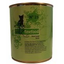 Catz Finefood N.23 Wołowina i Kaczka puszka 800g