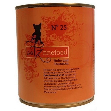 Catz Finefood N.25 Kurczak i Tuńczyk puszka 800g