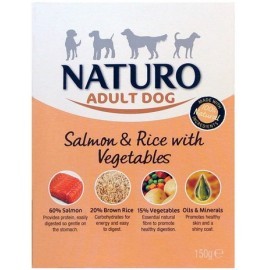 Naturo Adult Mini Łosoś z ryżem i warzywami 150g