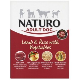 Naturo Adult Jagnięcina z ryżem i warzywami 400g
