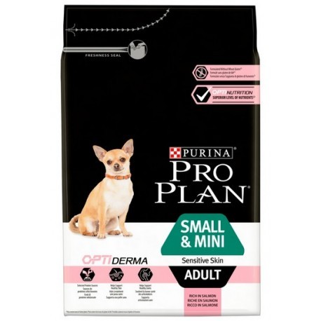 Purina Pro Plan Adult Small & Mini OptiDerma Sensitive Skin 3kg