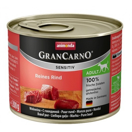 Animonda GranCarno Sensitiv Wołowina puszka 200g