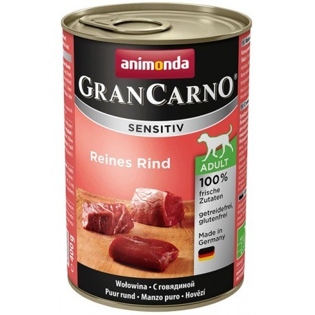 Animonda GranCarno Sensitiv Wołowina puszka 400g