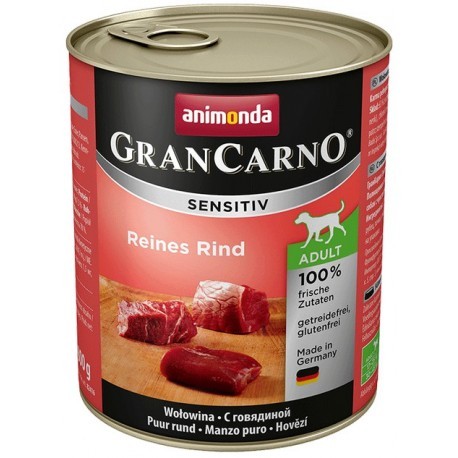 Animonda GranCarno Sensitiv Wołowina puszka 800g