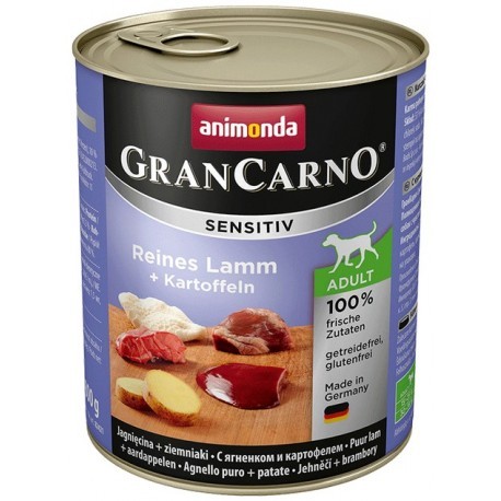 Animonda GranCarno Sensitiv Jagnięcina + ziemniaki puszka 800g