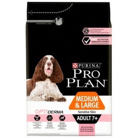 Purina Pro Plan Adult 7+ Medium & Large OptiDerma Sensitive Skin 3kg
