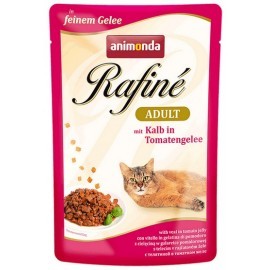 Animonda Rafiné Adult Cielęcina w galaretce pomidorowej saszetka 100g
