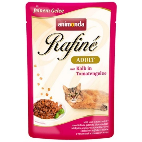 Animonda Rafiné Adult Cielęcina w galaretce pomidorowej saszetka 100g
