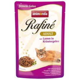 Animonda Rafiné Adult Jagnię w galaretce ziołowej saszetka 100g
