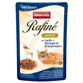Animonda Rafiné Adult Łosoś + Krewetki w sosie ziołowym saszetka 100g