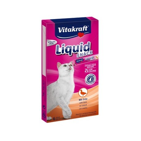 Vitakraft Cat Liquid-Snack z Kaczką 6x15g [23520]