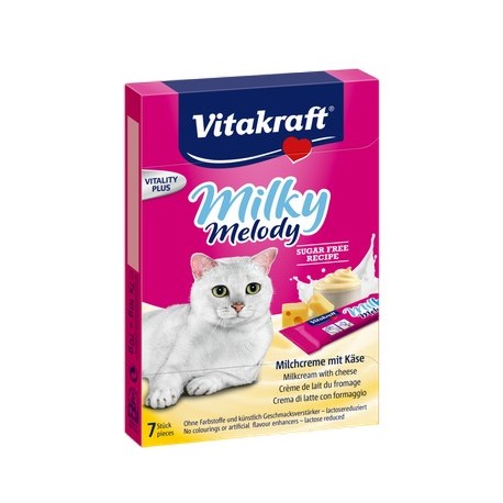 Vitakraft Cat Milky Melody krem z mleka i sera 70g [28819]