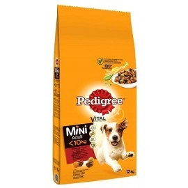 Pedigree Adult Mini Wołowina, warzywa 12kg