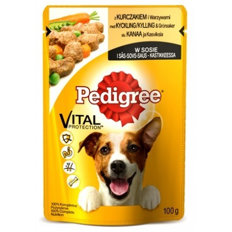 Pedigree Kurczak z warzywami w sosie 100g