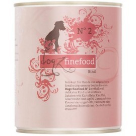 Dogz Finefood N.02 Wołowina puszka 800g