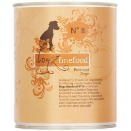 Dogz Finefood N.08 Indyk i koza puszka 800g