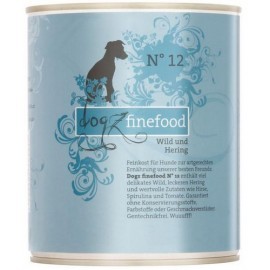 Dogz Finefood N.12 Dziczyzna i śledź puszka 800g