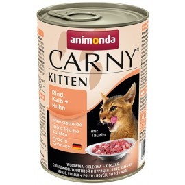 Animonda Carny Kitten Wołowina, Cielęcina + Kurczak puszka 400g