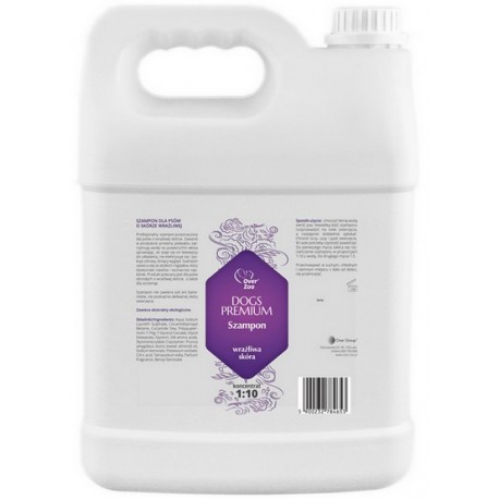 Over Zoo Szampon Dogs Premium - wrażliwa skóra 5L
