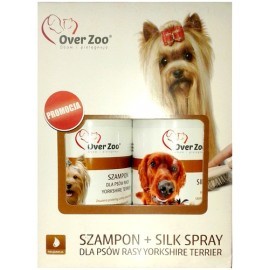 Over Zoo Dwupak Szampon + Silk Spray dla psów rasy Yorkshire Terier