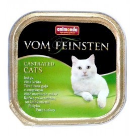 Animonda vom Feinsten Castrated Cats z Indykiem tacka 100g