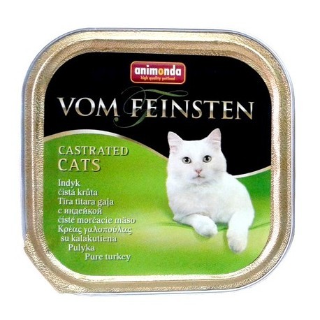 Animonda vom Feinsten Castrated Cats z Indykiem tacka 100g