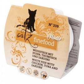 Catz Finefood Mus N.209 Drób/Tuńczyk/Sardynki tacka 100g
