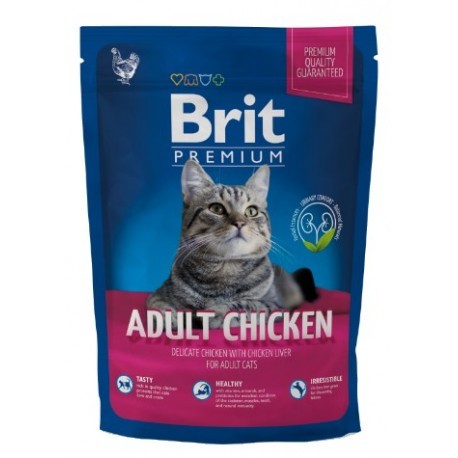 Brit Premium Cat New Adult Chicken 800g