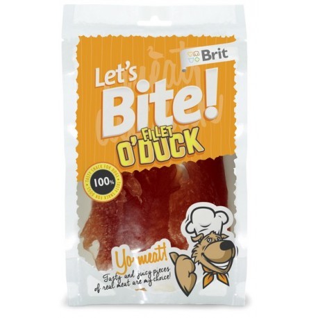 Brit Care Let's Bite Dog Fillet O'Duck 80g