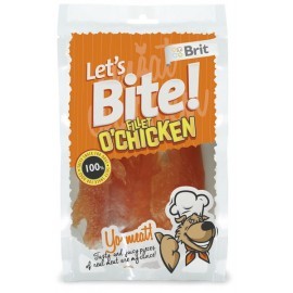 Brit Care Let's Bite Dog Fillet O'Chicken 80g