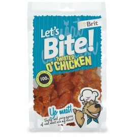 Brit Care Let's Bite Dog Twister O'Chicken 80g