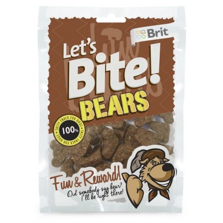 Brit Care Let's Bite Dog Bears 150g