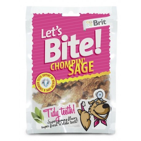 Brit Care Let's Bite Dog Chompin' Sage 150g