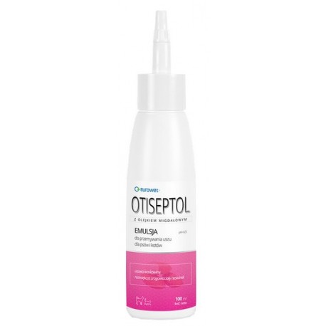 Otiseptol - płyn do przemywania uszu psa i kota 100ml