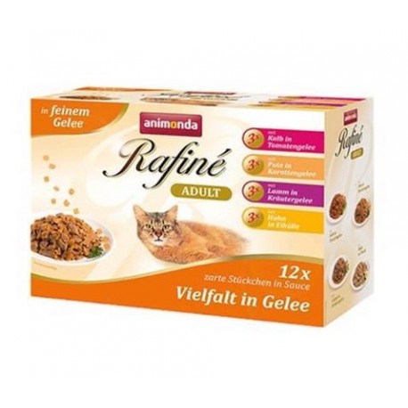 Animonda Rafiné Multipack Galaretka saszetki 12x100g