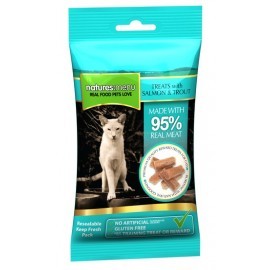 Natures Menu Kot Smakołyki - łosoś i pstrąg 60g