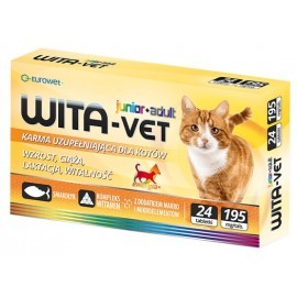 Wita-Vet Kot Energia Junior + Adult 24tabl