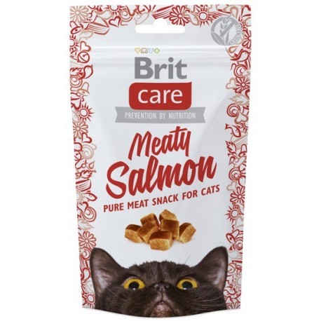 Brit Care Cat Snack Meaty Salmon 50g