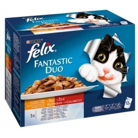 Felix Fantastic Duo Wiejskie Smaki galaretka saszetki 12x100g