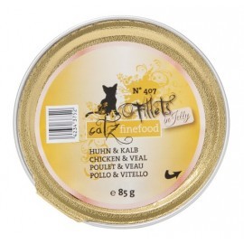 Catz Finefood Filety N.407 Kurczak/Cielęcina tacka 85g