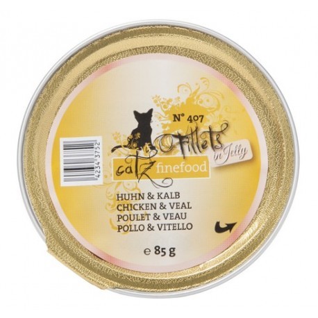 Catz Finefood Filety N.407 Kurczak/Cielęcina tacka 85g