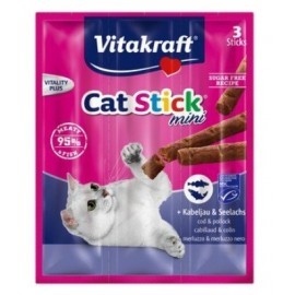 Vitakraft Cat Stick Dorsz i Czarniak 18g [2424003]