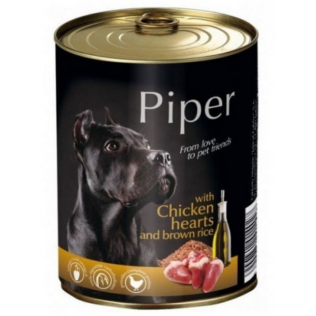 Piper Pies Serca kurczaka i ryż puszka 400g