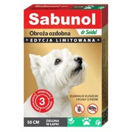 Sabunol GPI Obroża przeciw pchłom dla psa zielona Limitowana Edycja 50cm