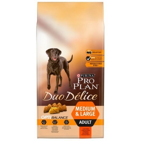 Purina Pro Plan Duo Delice Adult Medium & Large Wołowina & Ryż 10kg