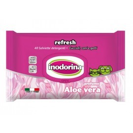 Inodorina Chusteczki Aloe Vera - zapach aloesu 40szt
