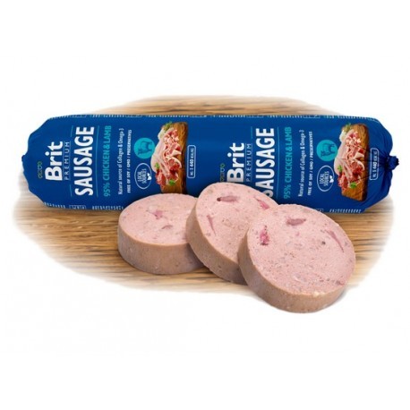 Brit Premium Sausage Chicken & Lamb 800g