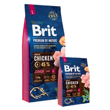 Brit Premium By Nature Junior L Large 15kg