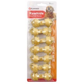 Flamingo Plecione kości ze skóry Chicken 7szt