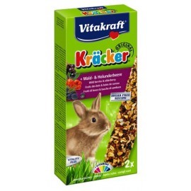 Vitakraft Kracker 2szt Królik Owoce leśne/czarny bez 112g [10624]